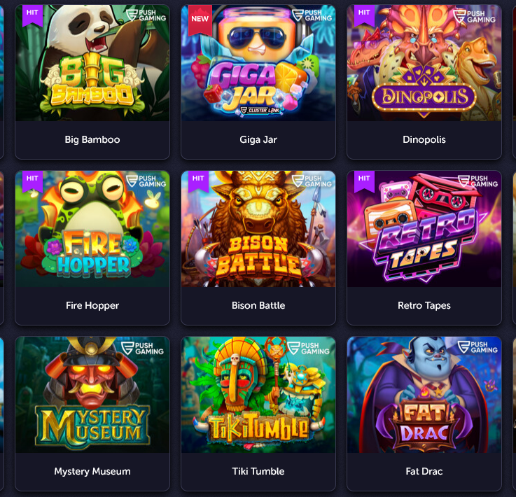 Где играть в Push Gaming в России: казино и слоты провайдера